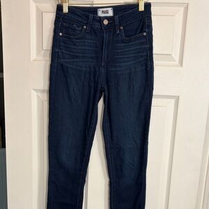 PAIGE Women's Deep Indigo Skinny Jeans